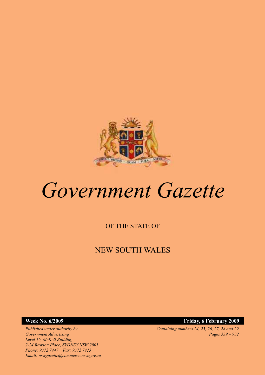 Government Gazette