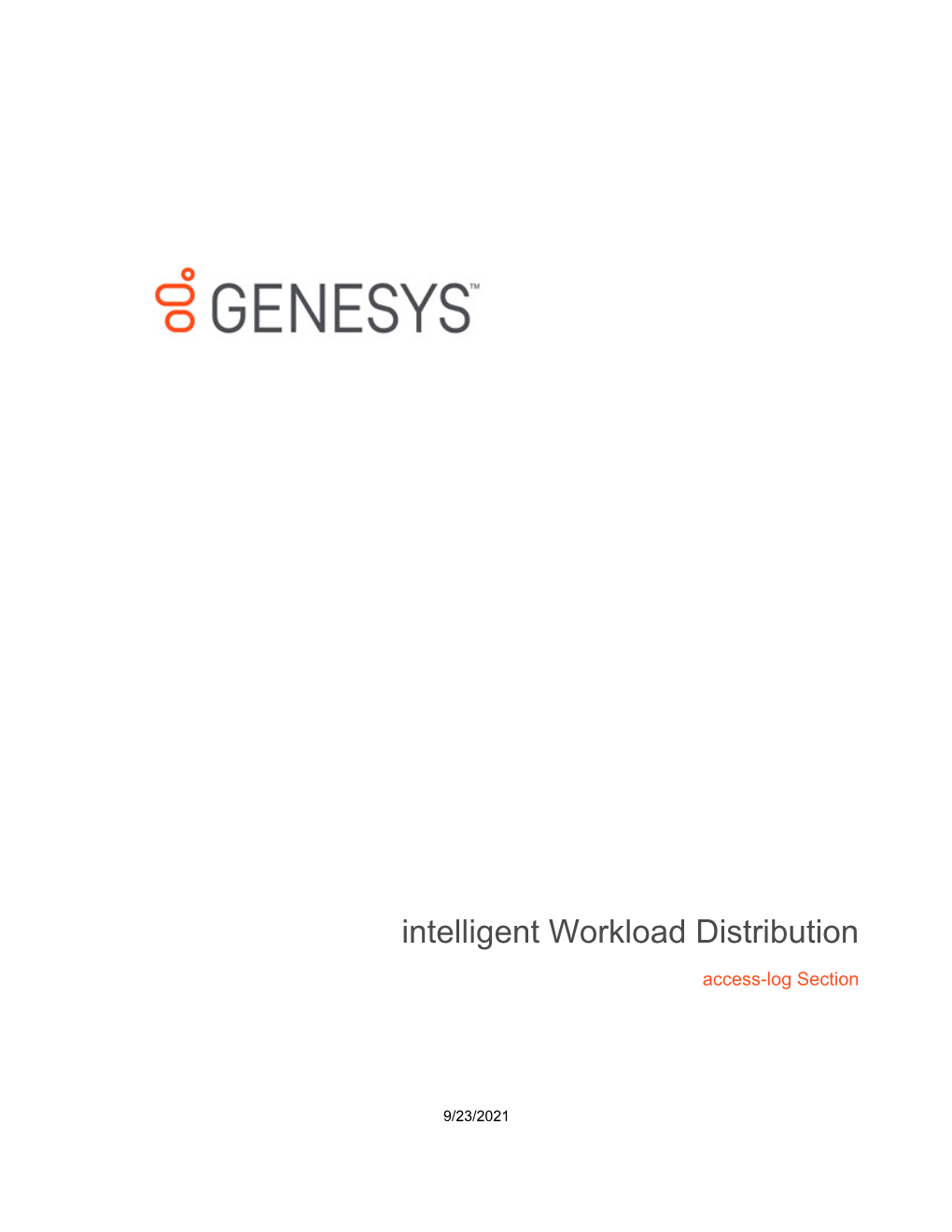 Intelligent Workload Distribution