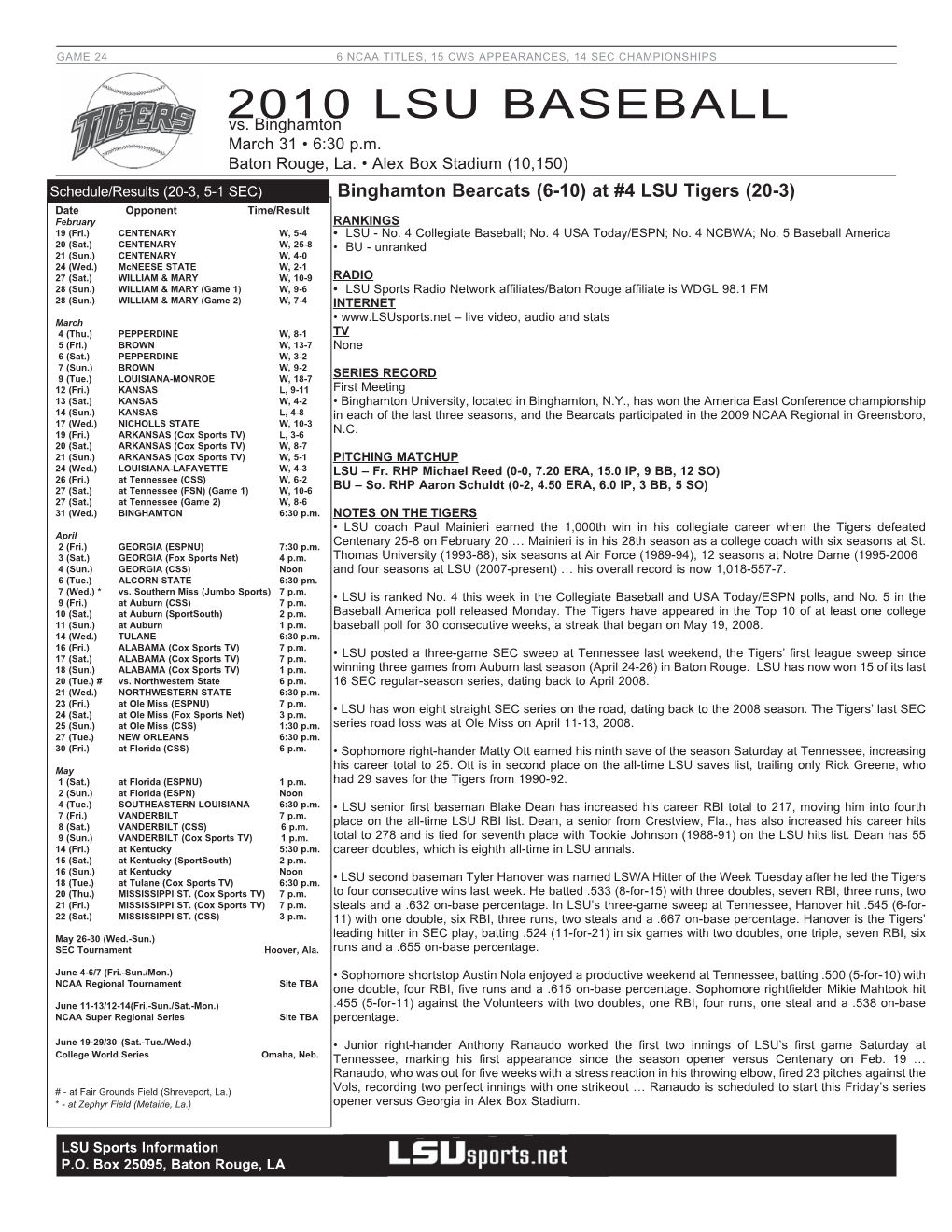 Copy of Game Notes