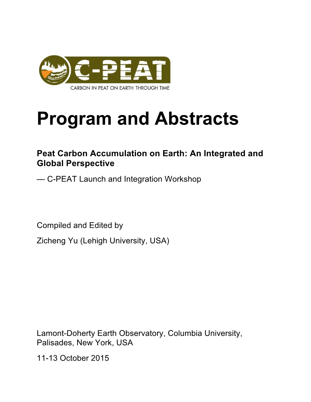 Program and Abstracts