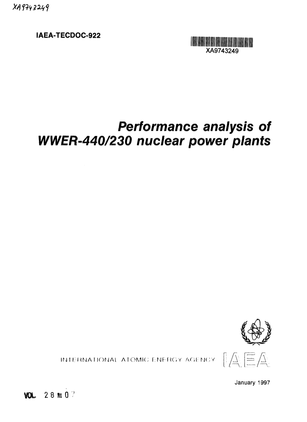 Performance Analysis of WWER-440/230 Nuclear Power Plants