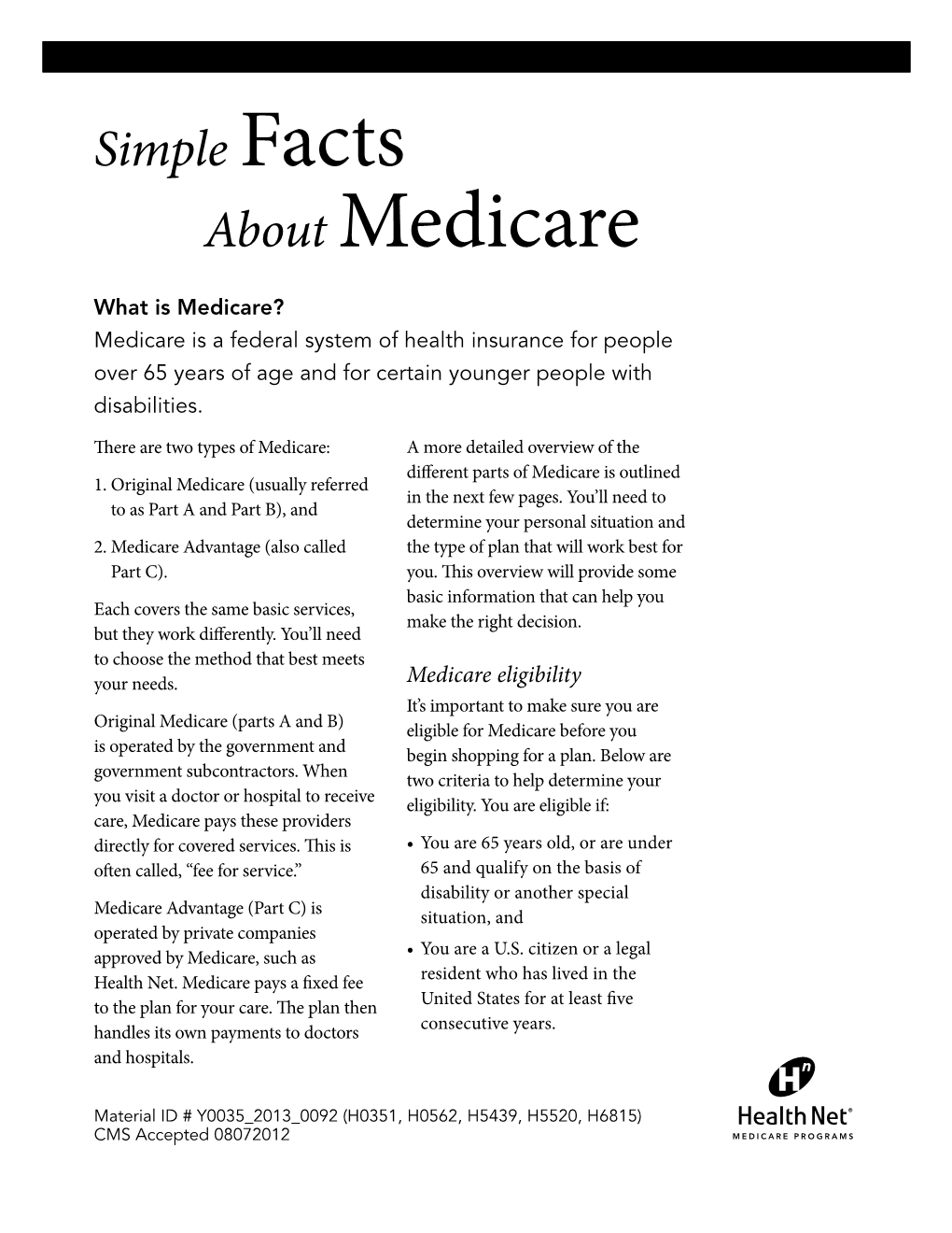 About Medicare