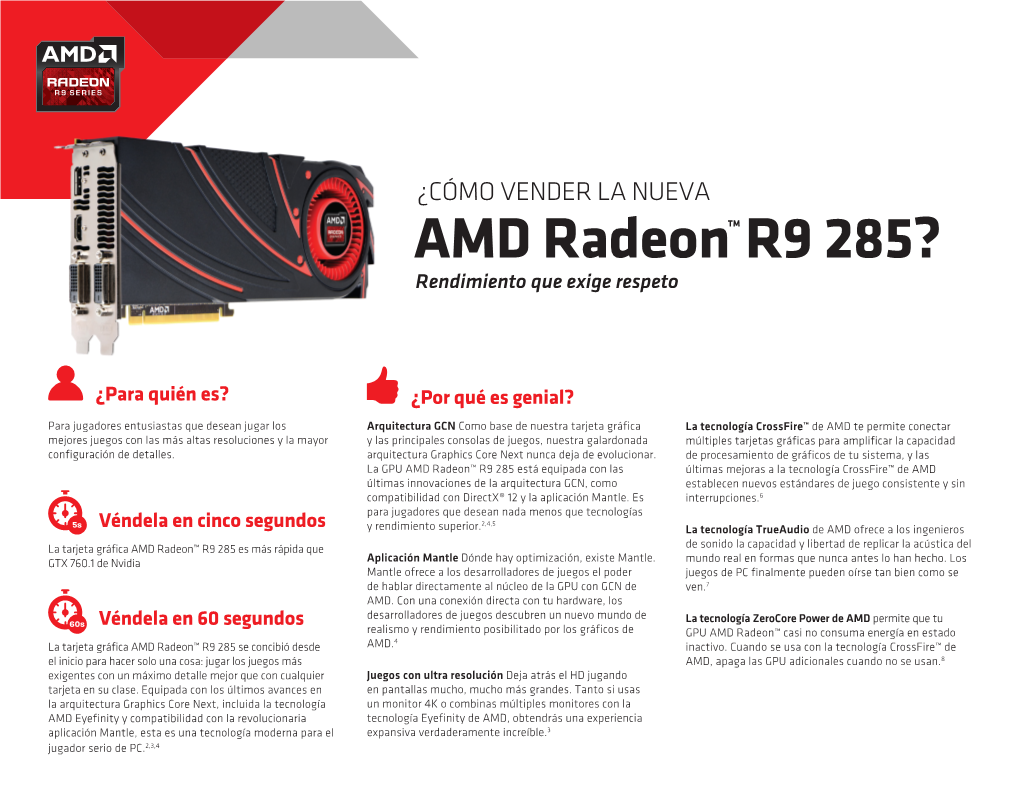 AMD Radeon™R9 285?