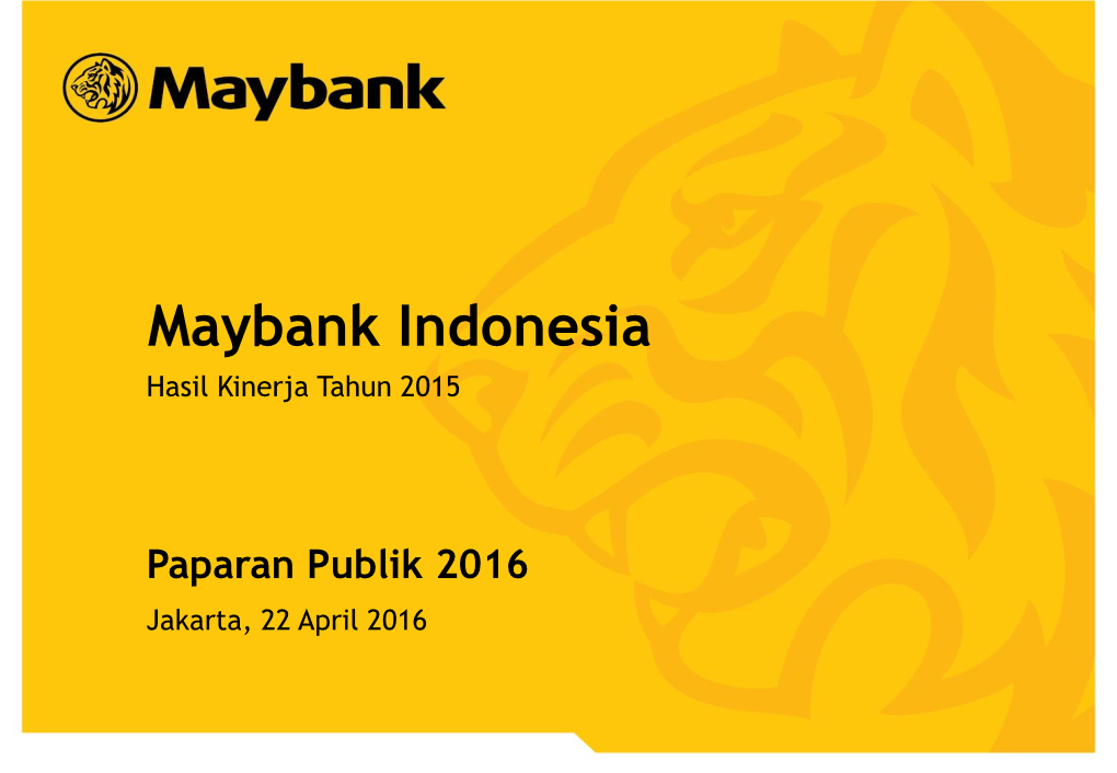 Paparan Publik Maybank Indonesia 2016 Unduh