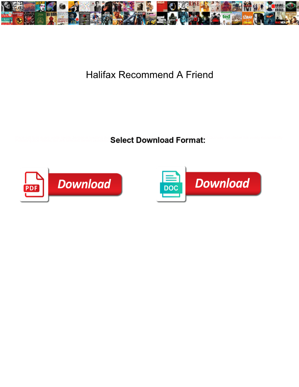 Halifax Recommend a Friend