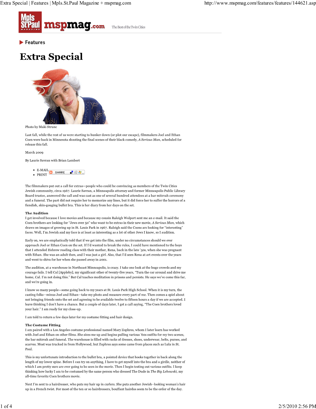 Extra Special | Features | Mpls.St.Paul Magazine + Mspmag.Com