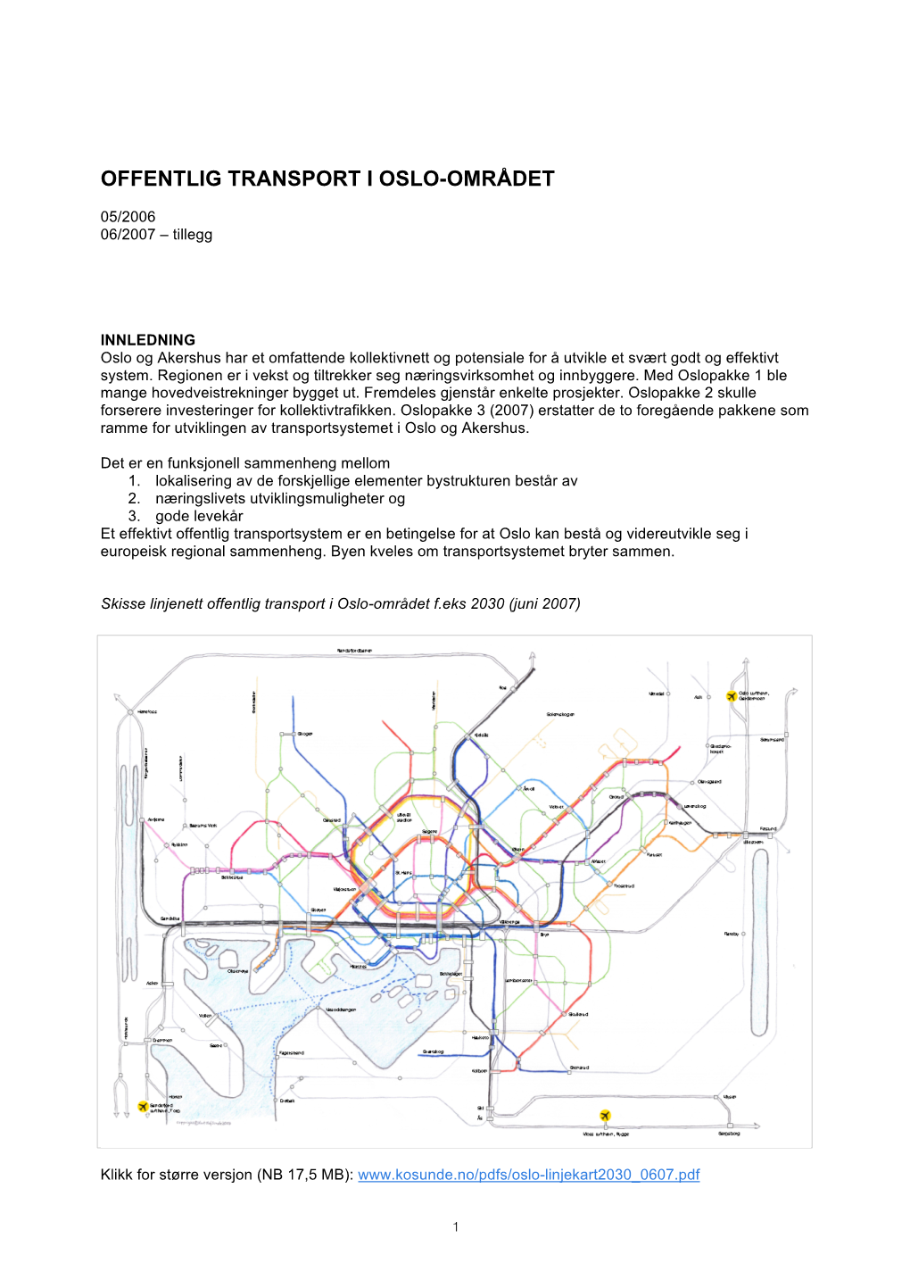 Offentlig Transport I Oslo-Området