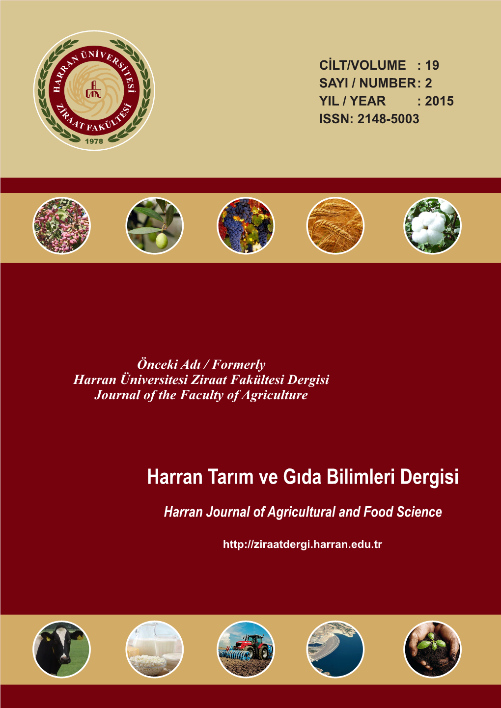 Harran Tarım Ve Gıda Bilimleri Dergisi