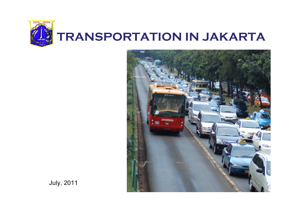 Transportation in Jakarta