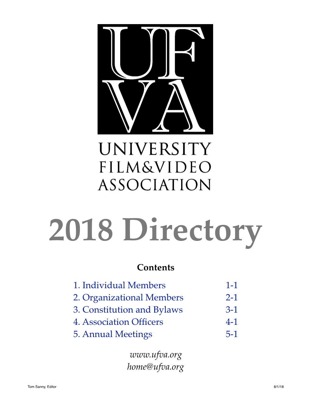 2018 Directory