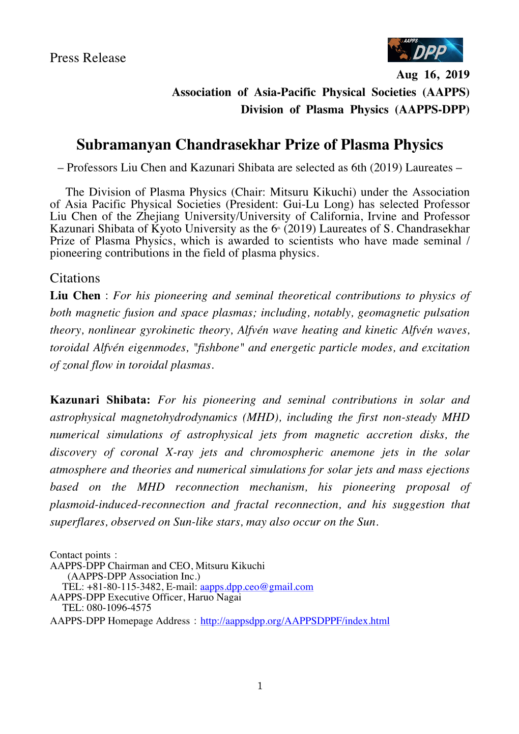 S. Chandrasekhar Prize(Final-E)