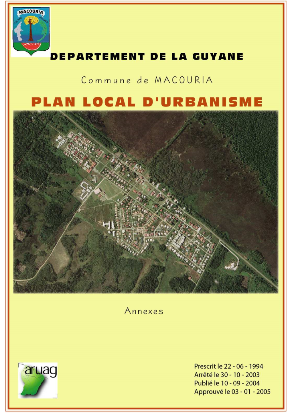 Annexe PLU Macouria 2005