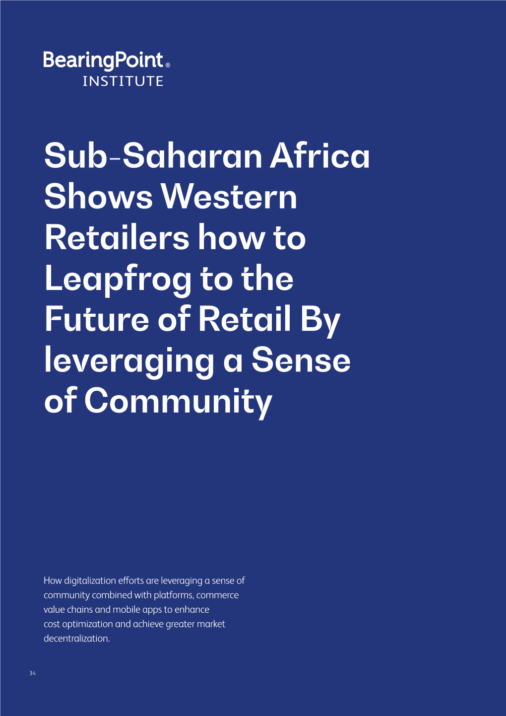 Sub-Saharan Africa Shows Western Retailers How to Leapfrog to The