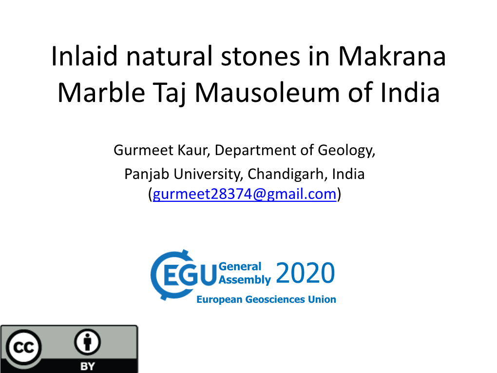 Inlaid Natural Stones in Makrana Marble Taj Mausoleum of India