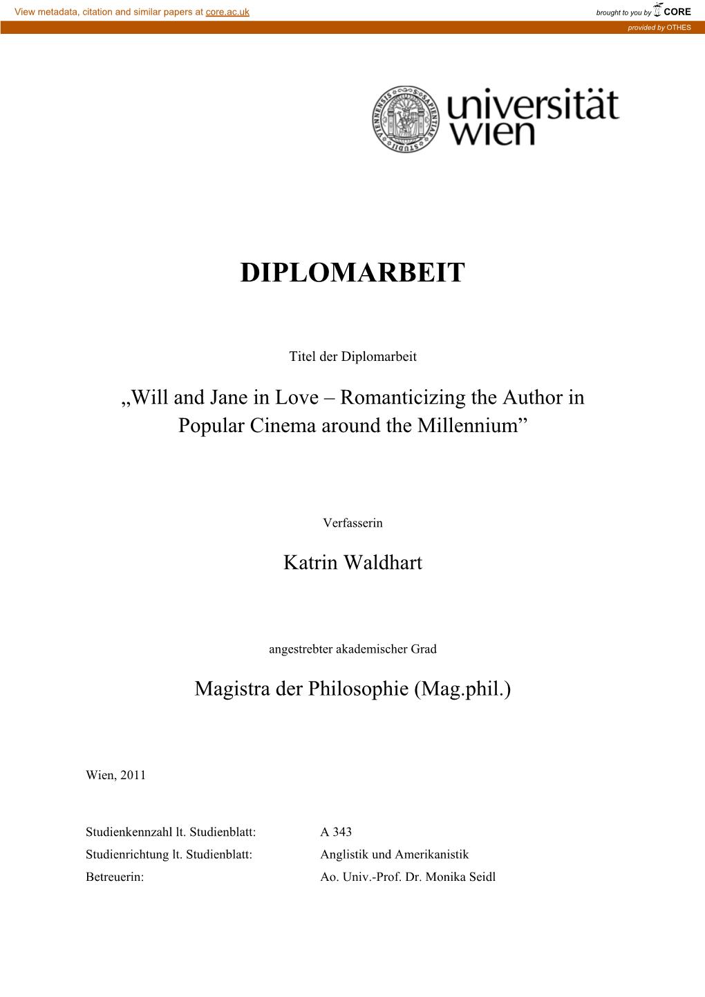 Diplomarbeit