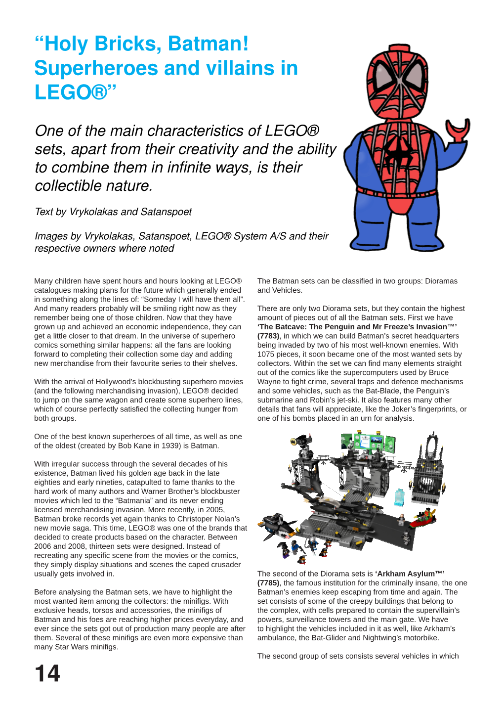 “Holy Bricks, Batman! Superheroes and Villains in LEGO®”