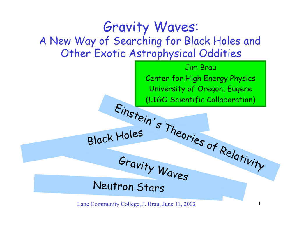 LIGO Scientific Collaboration)