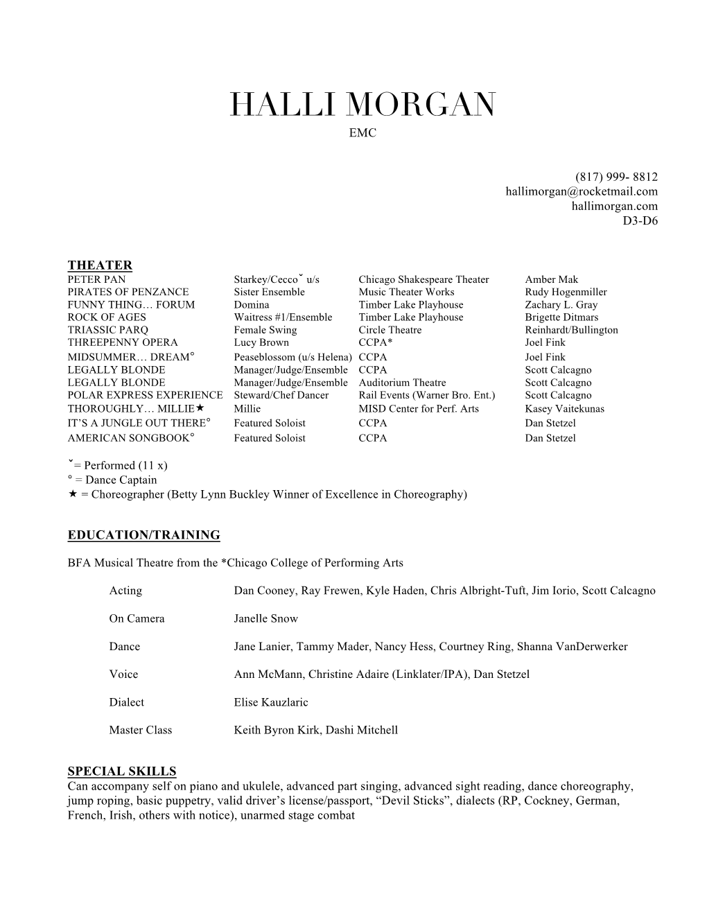 Halli Morgan Emc