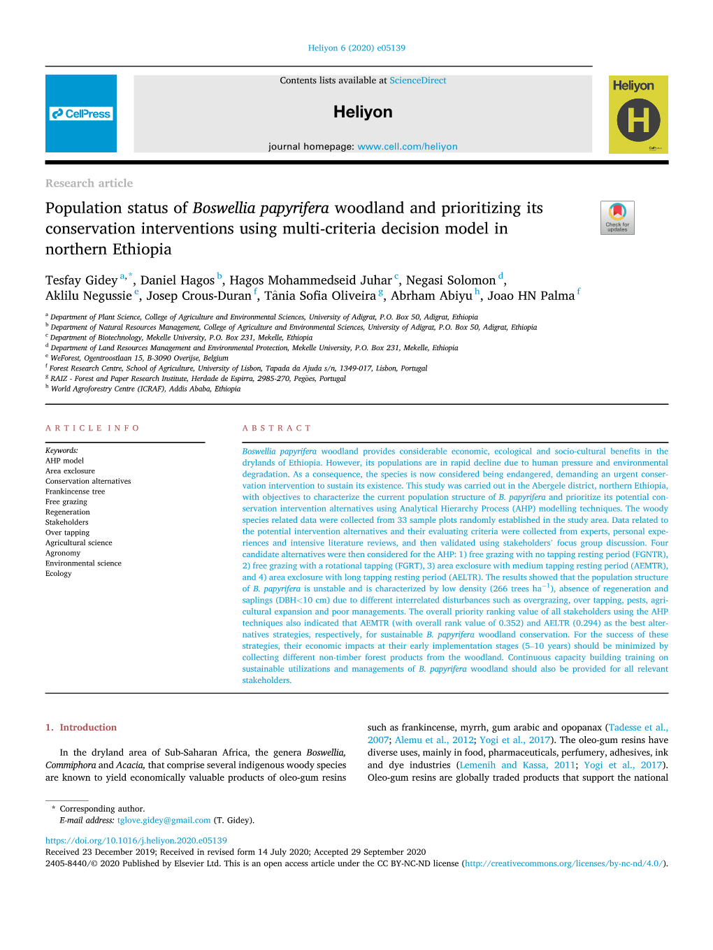 Negussie Et Al., 2018; Et Al., 2018)