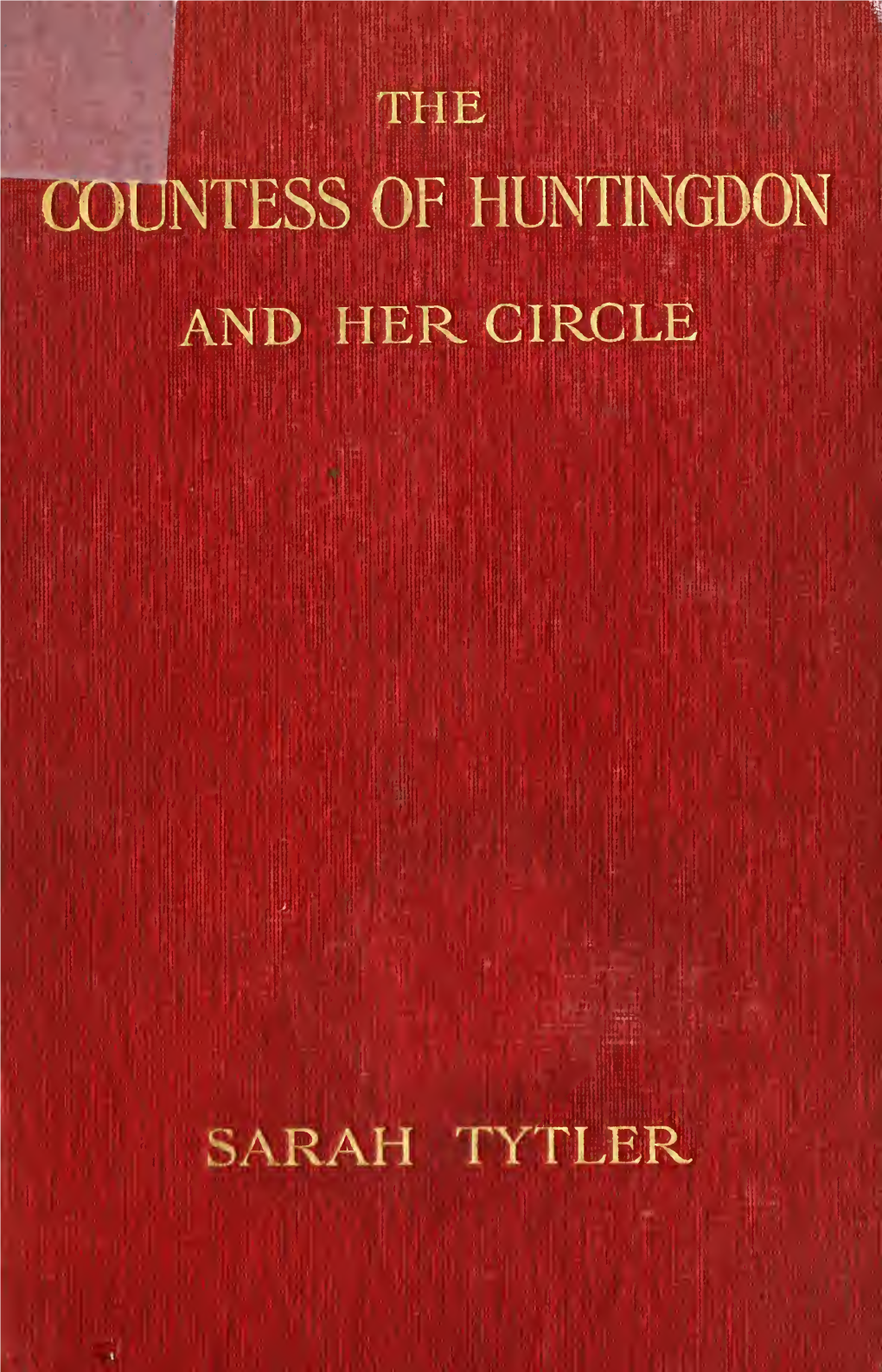 The Countess of Huntingdon and Her Circle