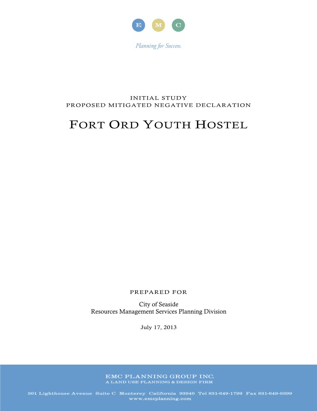 Fort Ord Youth Hostel