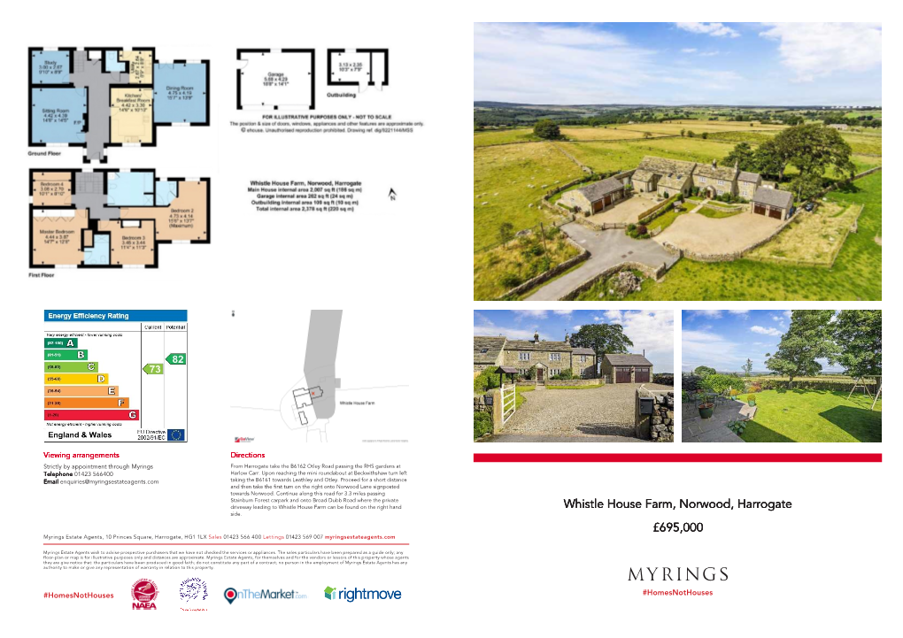 Whistle House Farm, Norwood, Harrogate £695,000