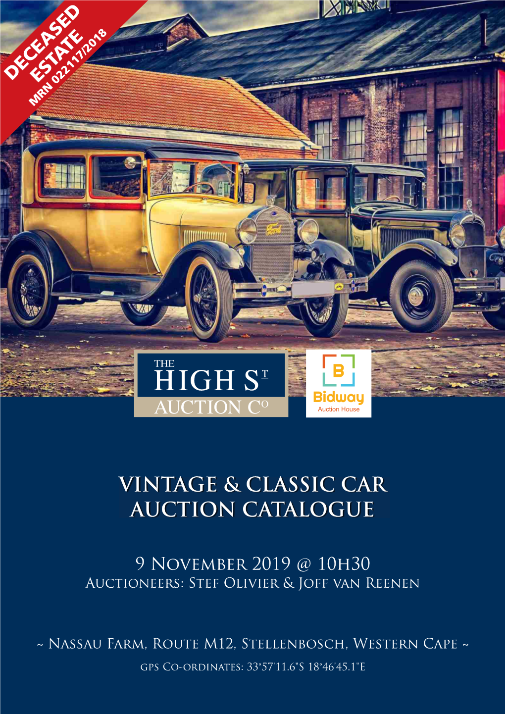 Vintage & Classic Car Auction Catalogue.Cdr
