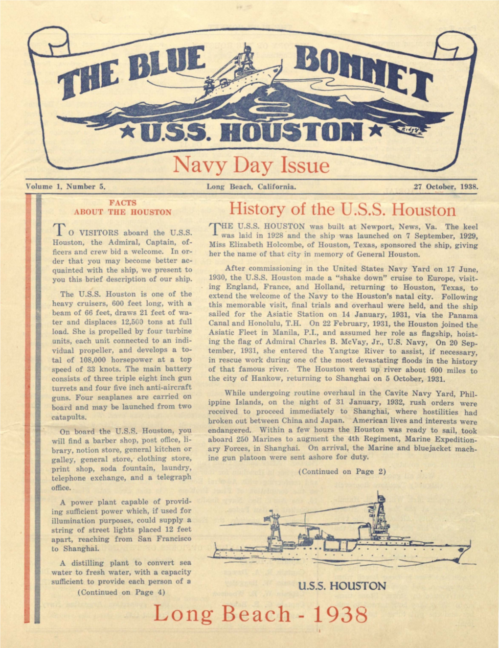 Navy Day Issue Long Beach