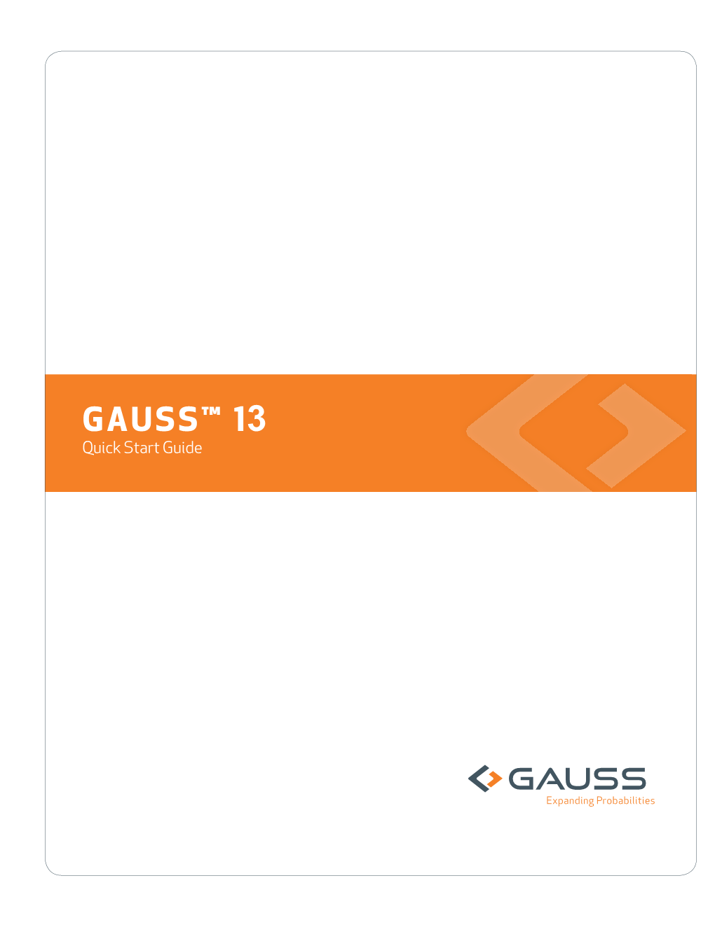 GAUSS 13 Quick-Start.Pdf