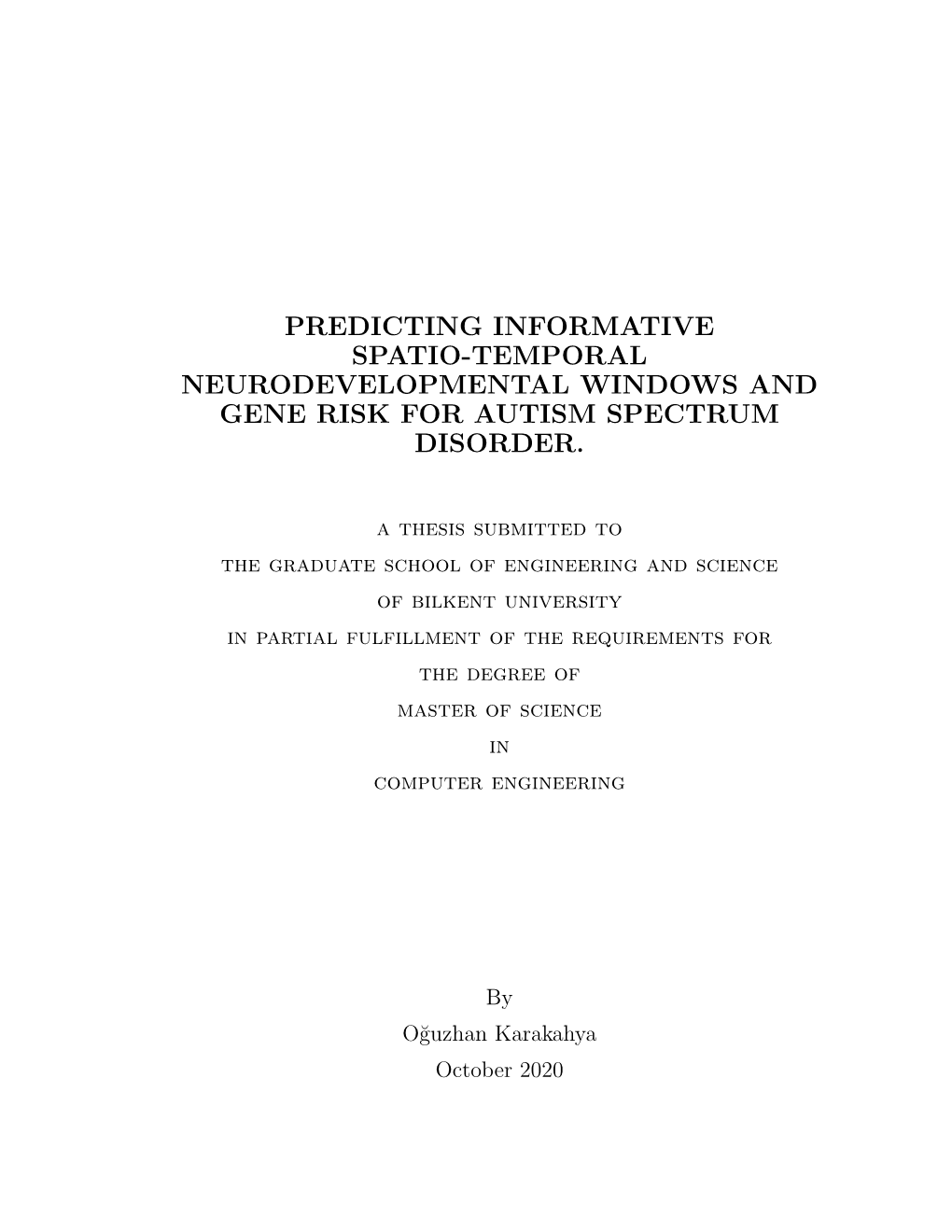 Predicting Informative Spatio-Temporal Neurodevelopmental Windows and Gene Risk for Autism Spectrum Disorder