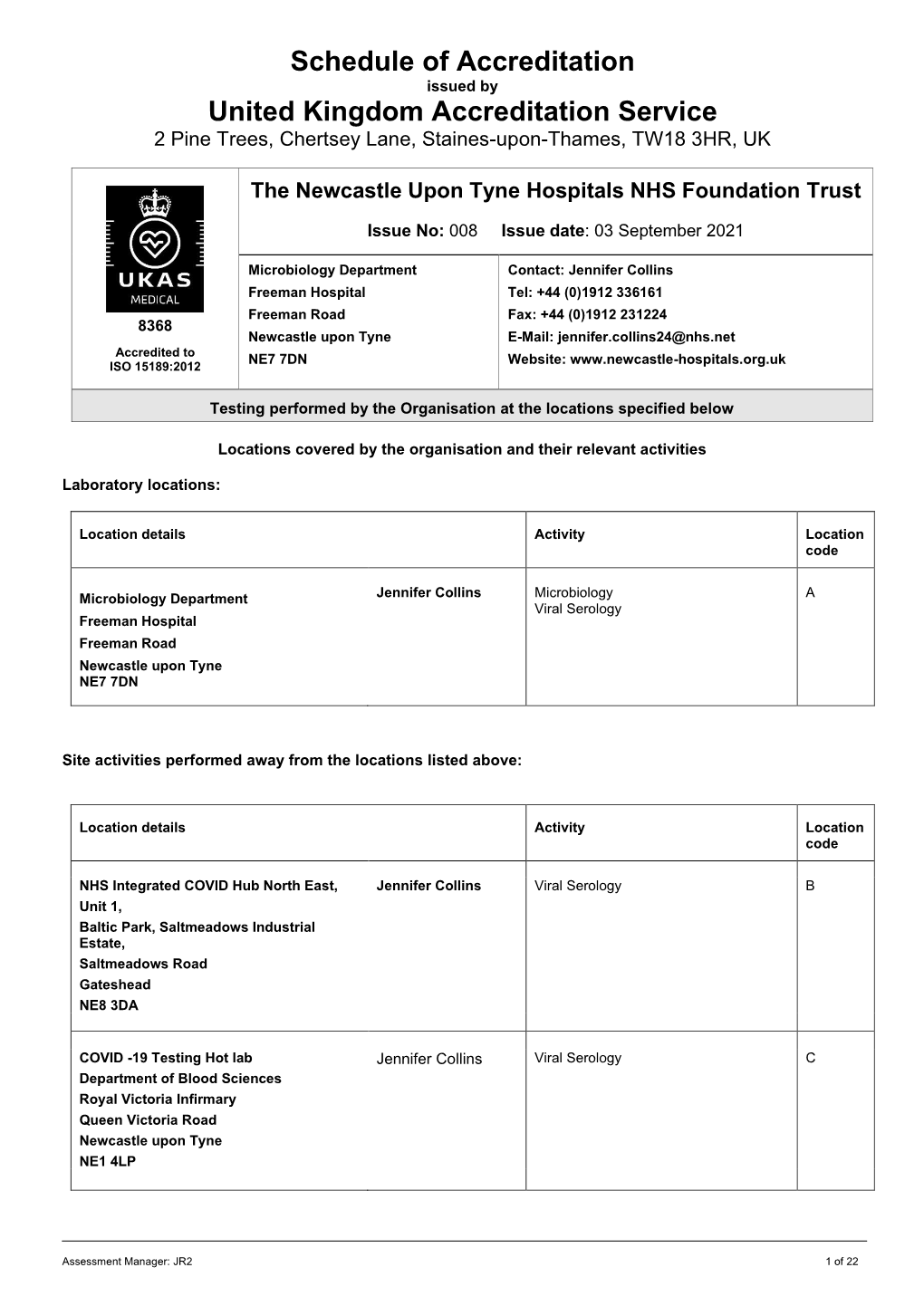 Newcastle Upon Tyne Hospitals NHS Foundation Trust