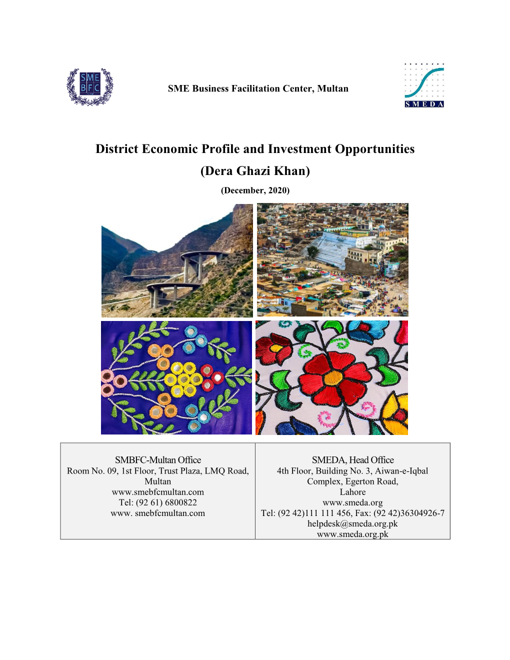 District Economic Profile and Investment Opportunities (Dera Ghazi Khan) (December, 2020)