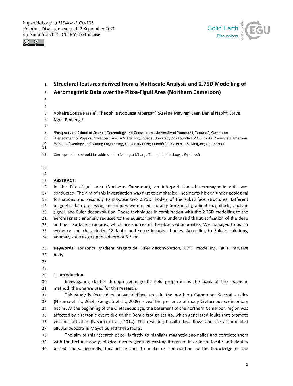 Structural Features Derived from a Multiscale Analysis and 2.75D