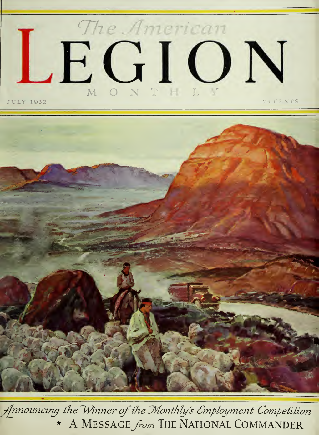 The American Legion Monthly [Volume 13, No. 1 (July 1932)]