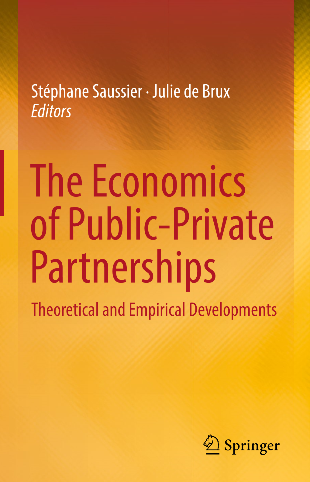 Julie De Brux Editors Theoretical and Empirical Developments