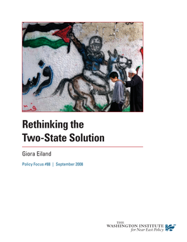 Rethinking the Two-State Solution