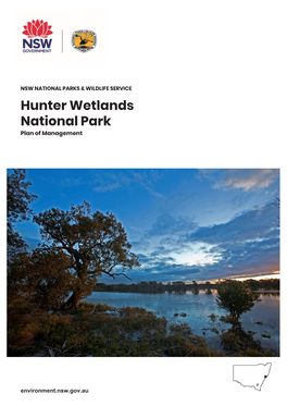 Hunter Wetlands National Park Plan of Management