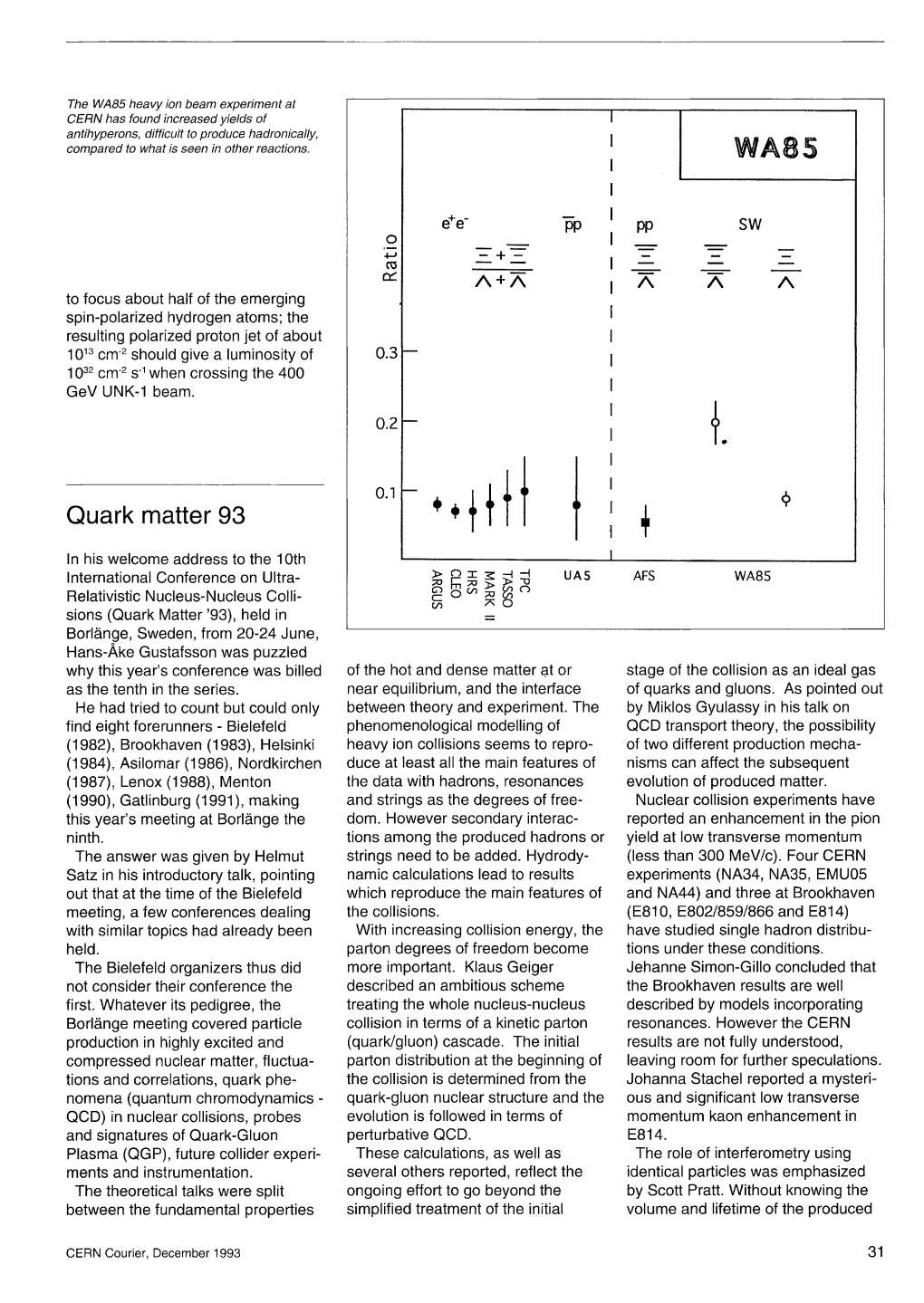 Quark Matter 93