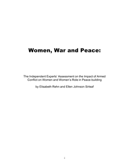 Women, War and Peace