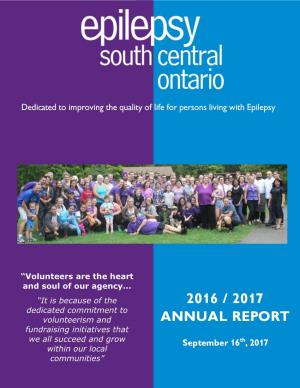 2016 / 2017 Annual Report