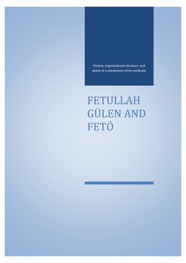 Fetullah Gülen and Fetö