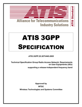 Atis 3Gpp Specification