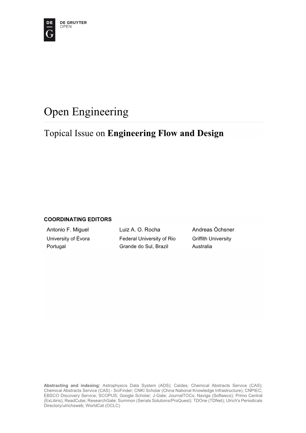 Open Engineering