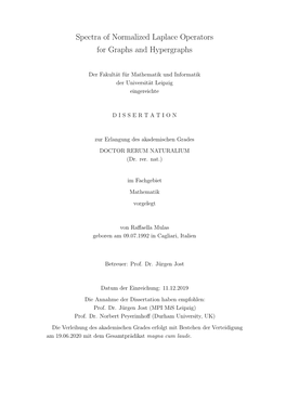 Spectra of Normalized Laplace Operators for Graphs and Hypergraphs