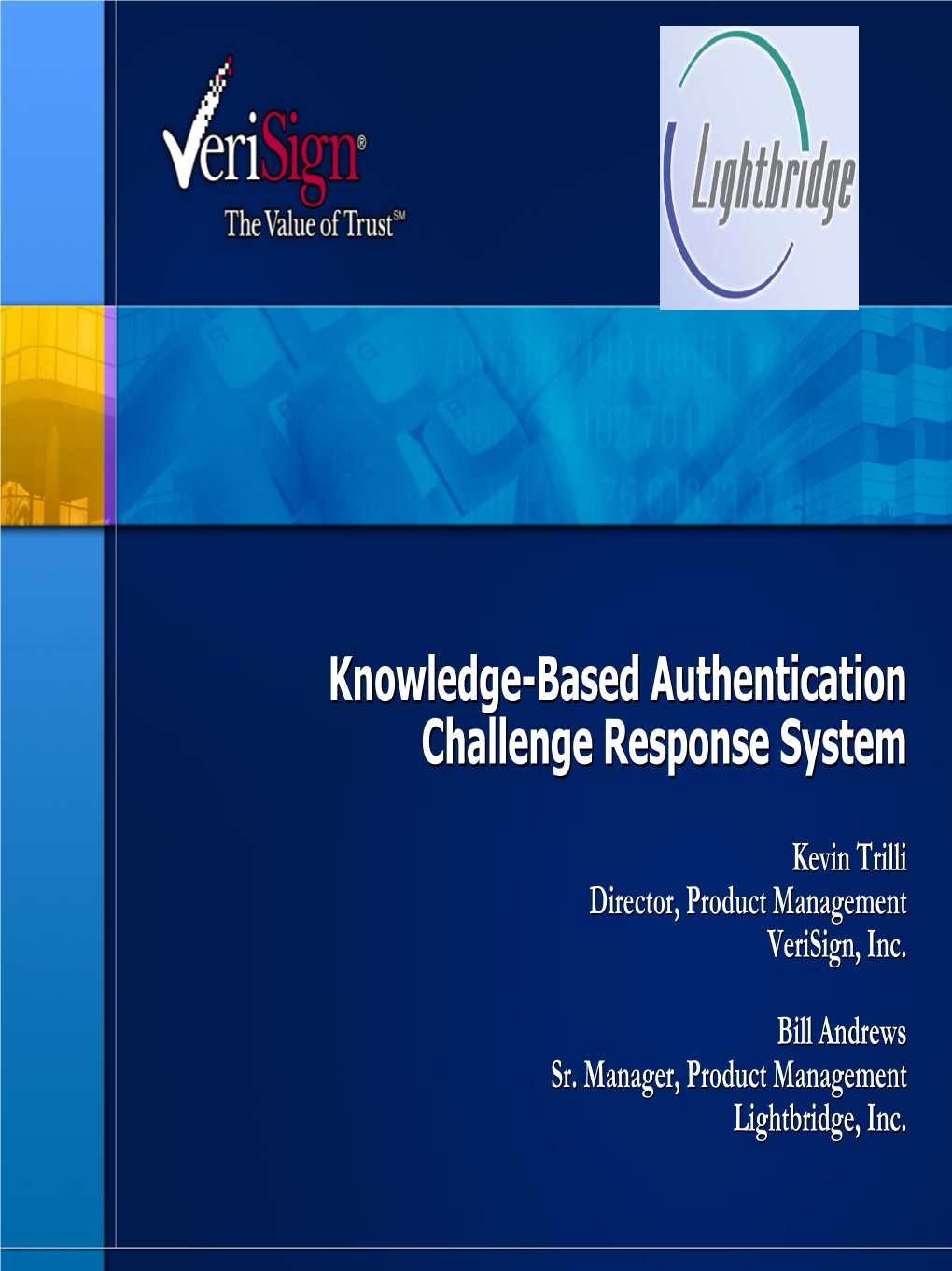 KBA Challenge Response System