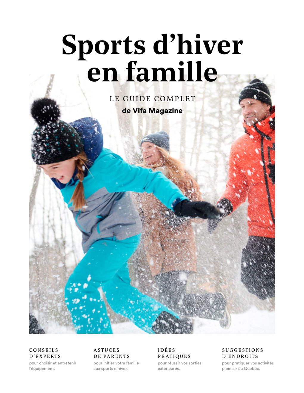 Sports D'hiver En Famille