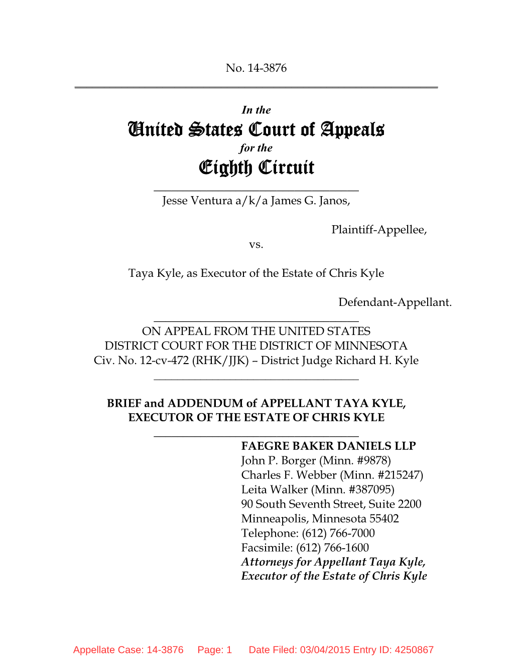 United States Court of Appeals Eighth Circuit