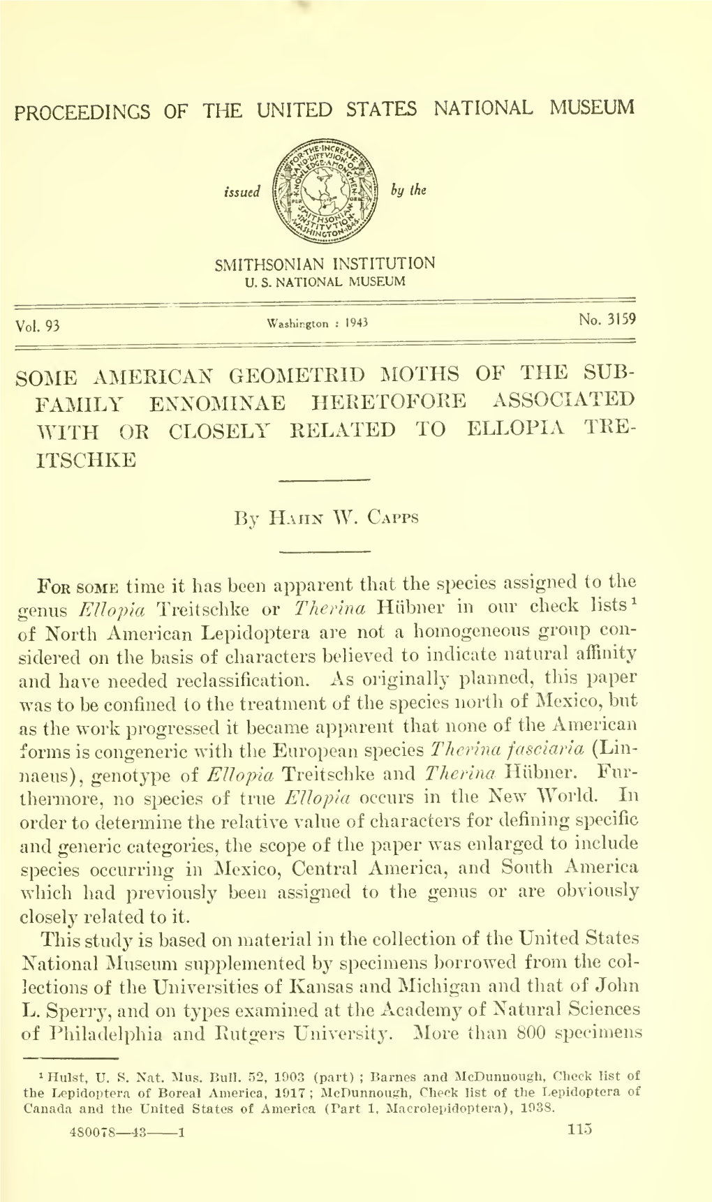 Proceedings of the United States National Museum