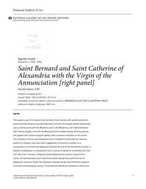 Saint Bernard and Saint Catherine of Alexandria