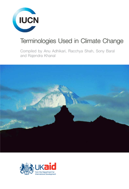 IUCN Terminologies Used in Climate Change